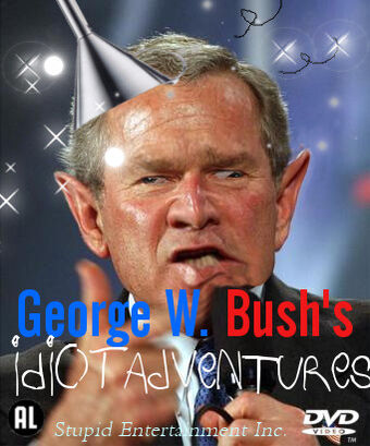 George Bush idiot