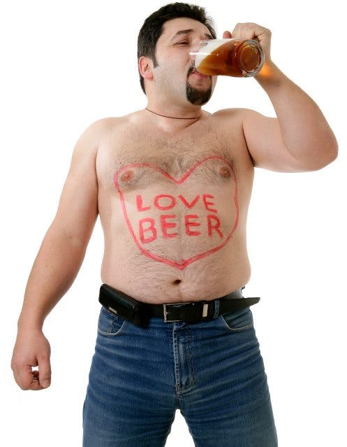 mage kvinnor nakna öl