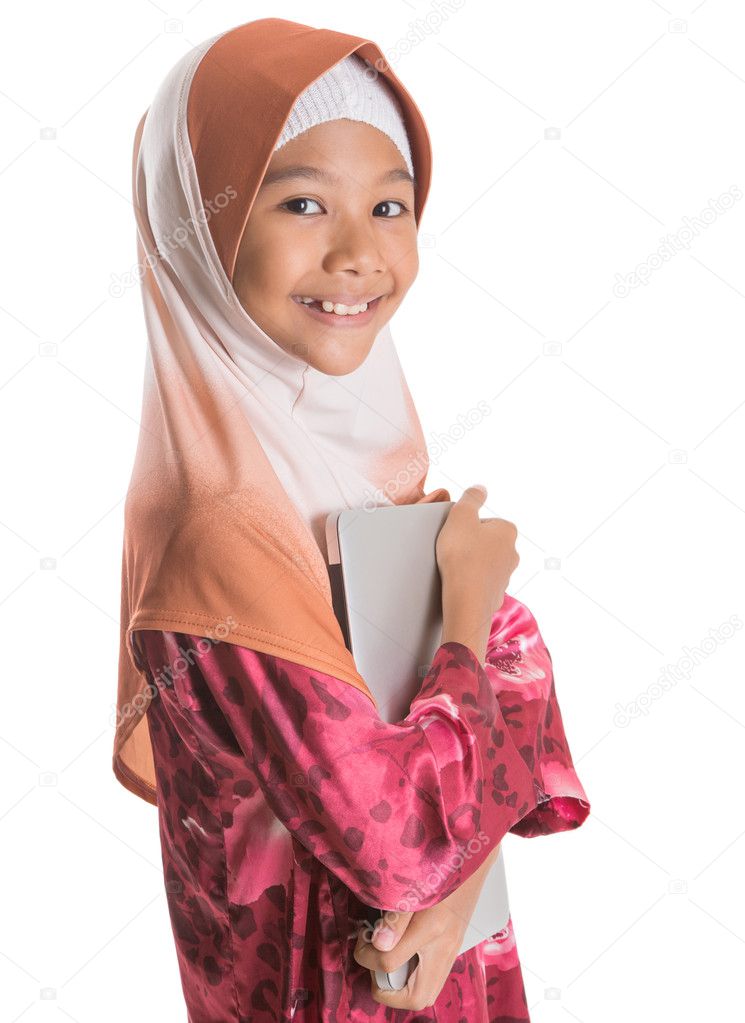 tjejer unga muslimska