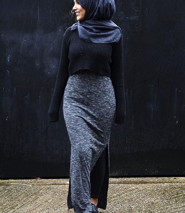 hijab tight kjol