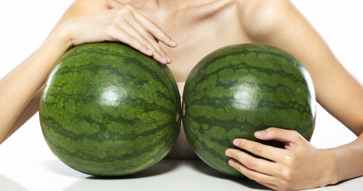 bröst svart melon