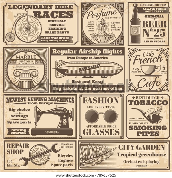 reklam vintage tidning