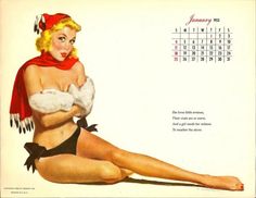 pinup kalender vintage