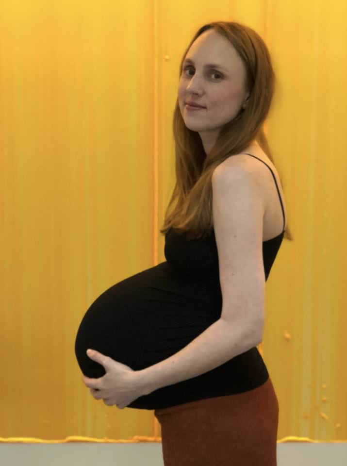 gravida magen största