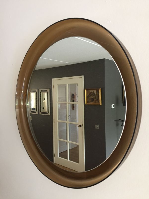 plexiglas spegel vintage