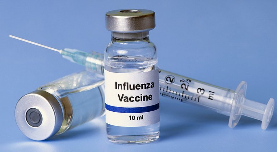 influensaskott halsont efter