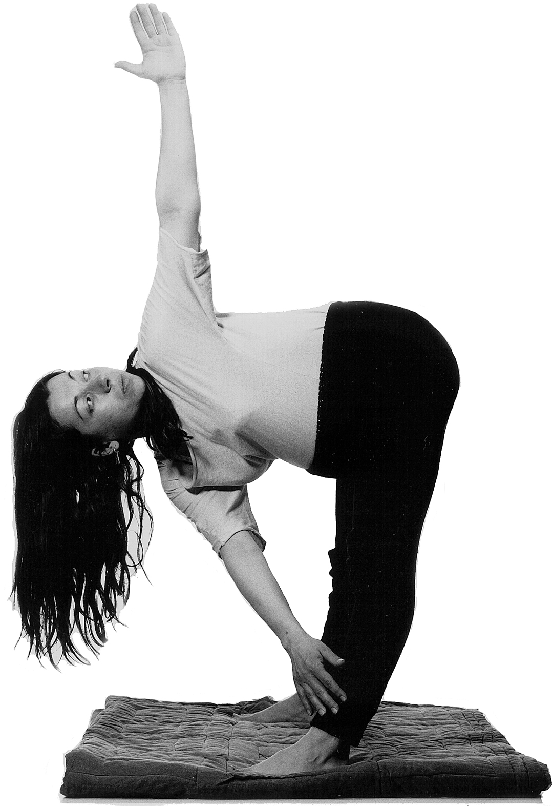 yoga nakna gravida kvinnor