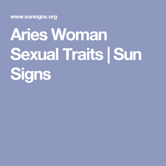 astrologi sexuell aries