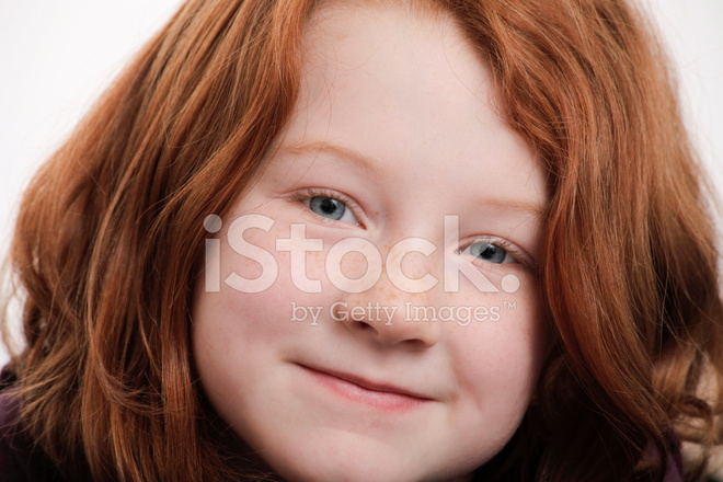 hår flicka rött