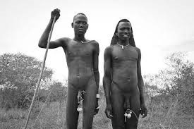 naken afrikansk stam
