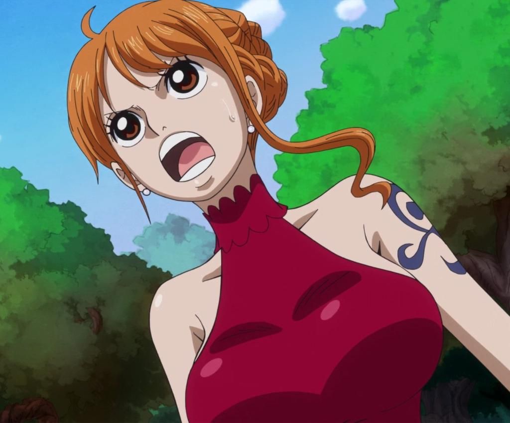 anime tjej bröst