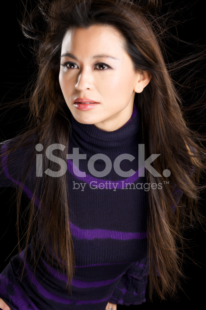 kvinna vacker asiatisk