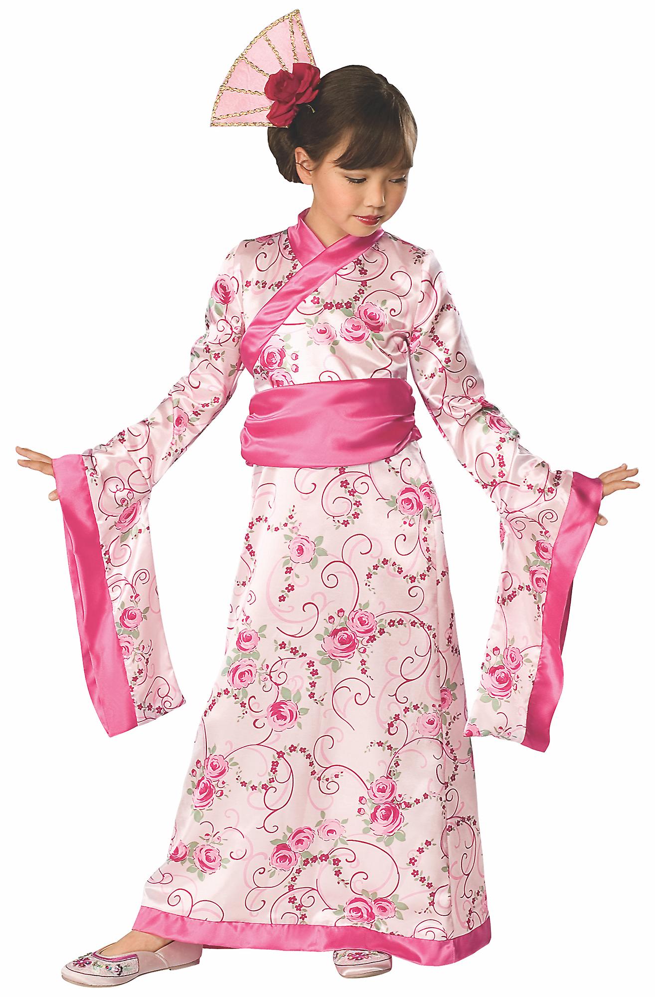 geisha kostym flicka