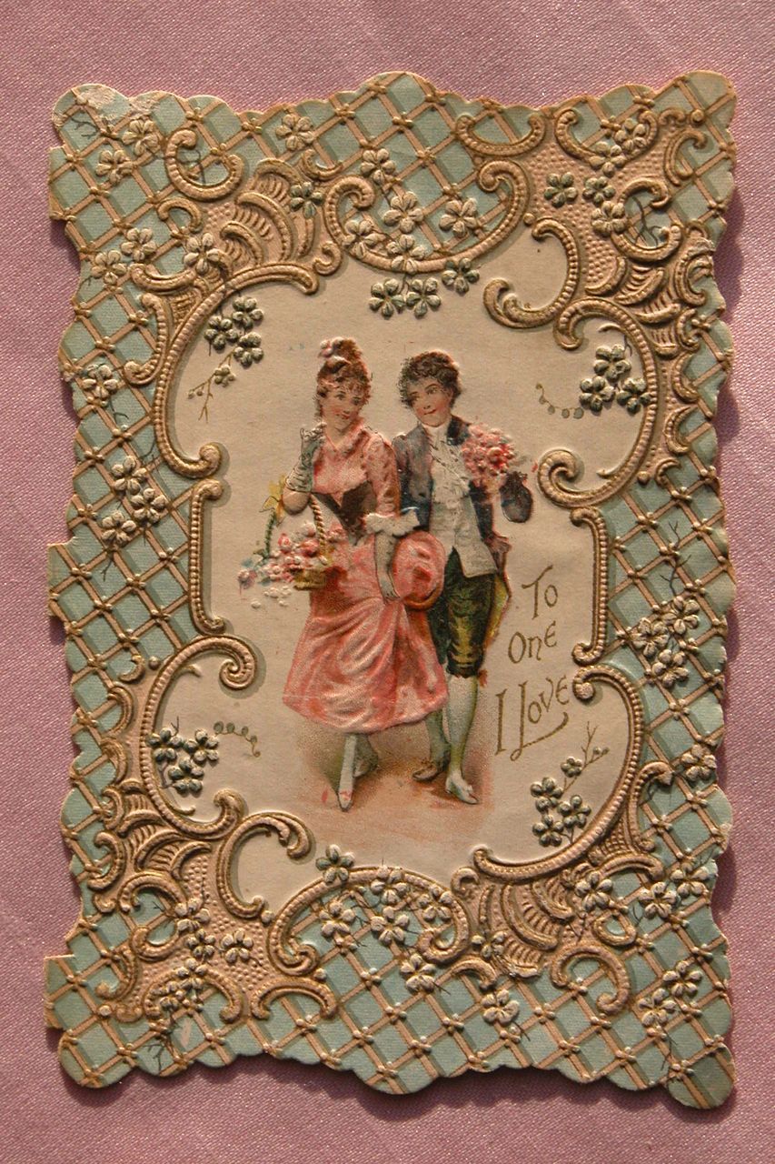 viktorianska valentiner vintage