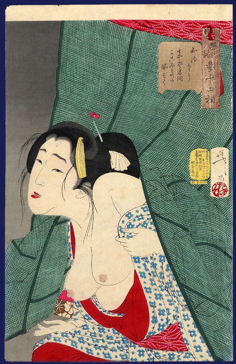 erotisk konst geisha