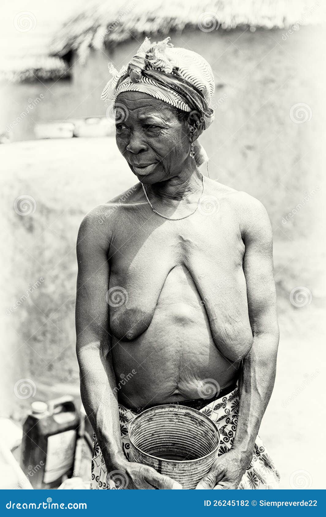 naken kvinna Ghana